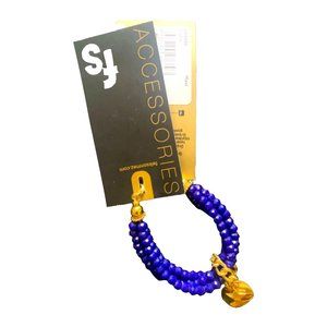 New blue 3 stand beaded  Bracelet
